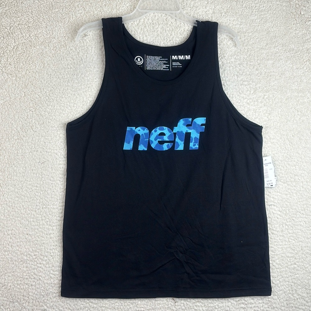 NWT NEFF Mens Streetwear Black Tank Top